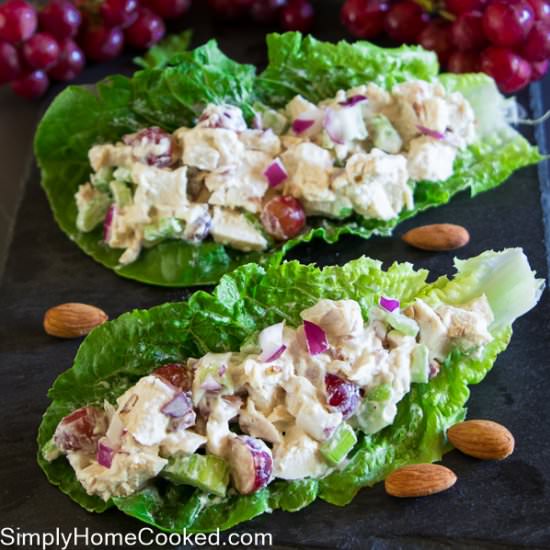 Almond Chicken Lettuce Wraps