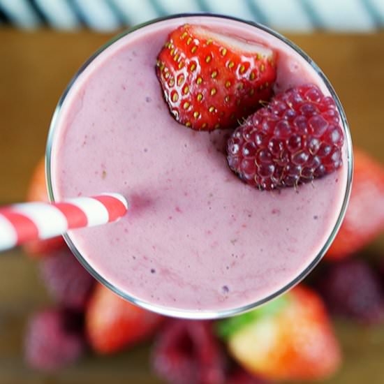 Strawberry Raspberry Smoothie