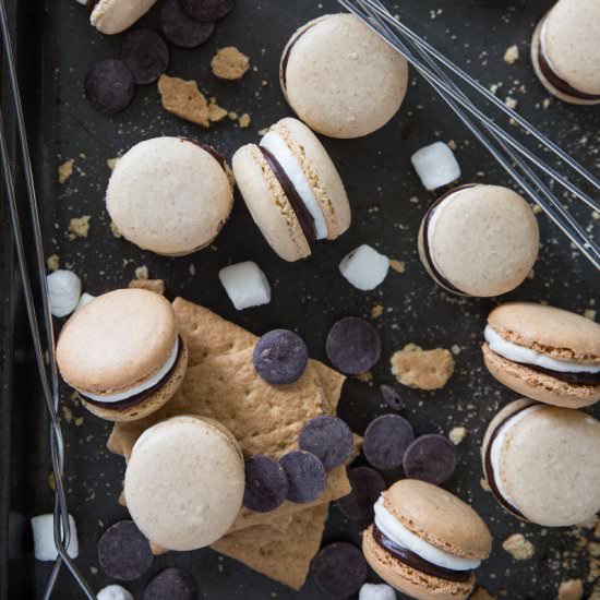 S’mores French Macarons