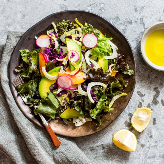 Nectarine Avocado Salad