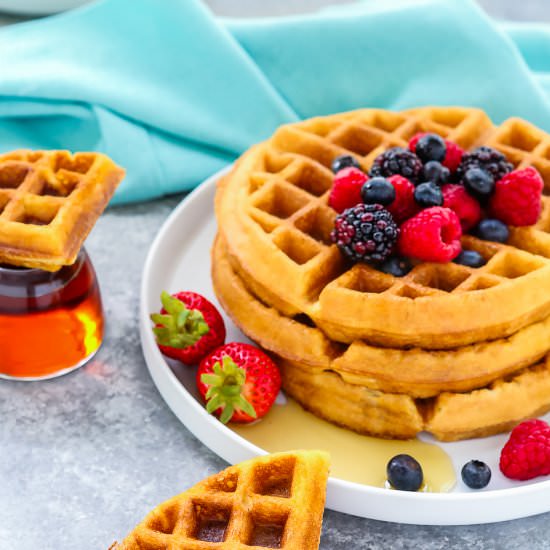 Eggless Waffles