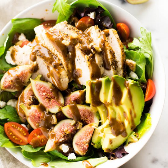 End Of Summer Salad With Fig Balsamic