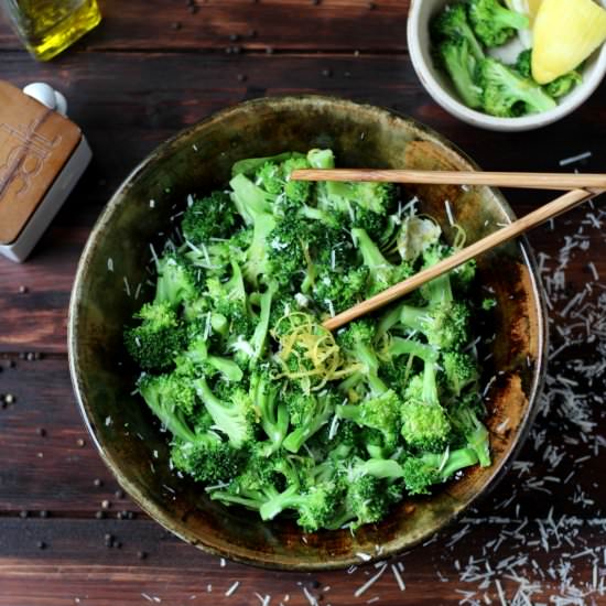 Broccoli + Lemon + Parmesan Cheese