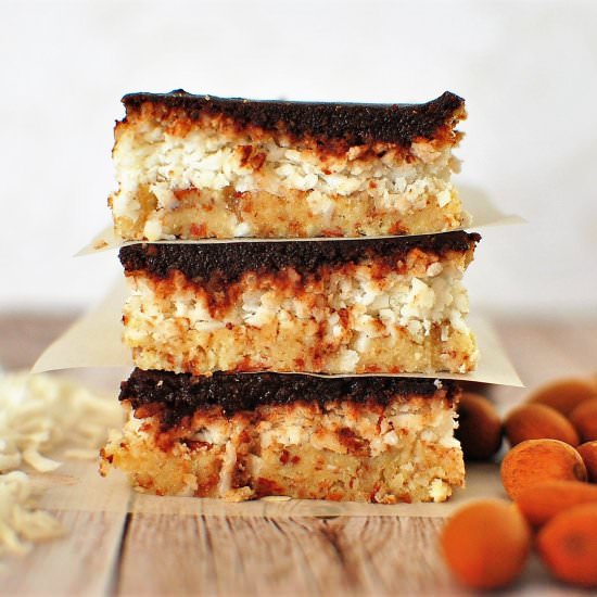No Bake Almond Coconut Bars