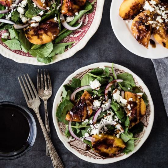 Grilled Peach Salad
