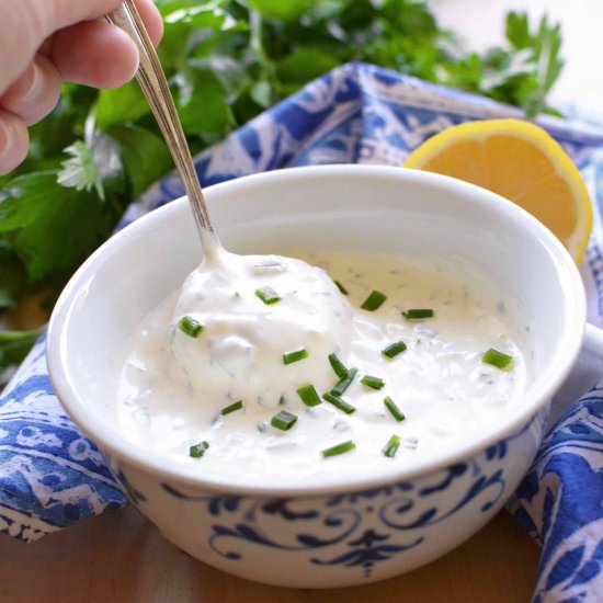 Lebanese Garlic Sauce