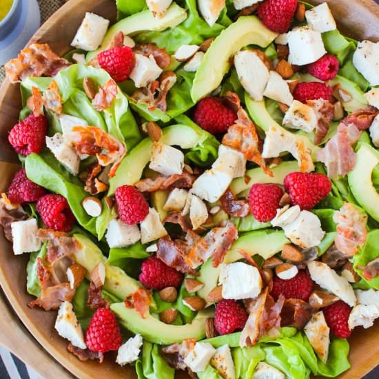 Chicken, Avocado & Raspberry Salad