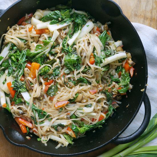 Thai Drunken Noodles (Pad Kee Mao)