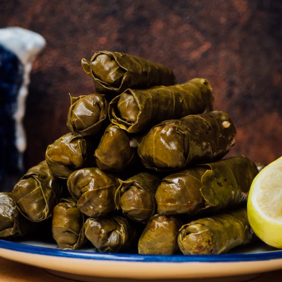 Meatless Stuffed Grape Leaves