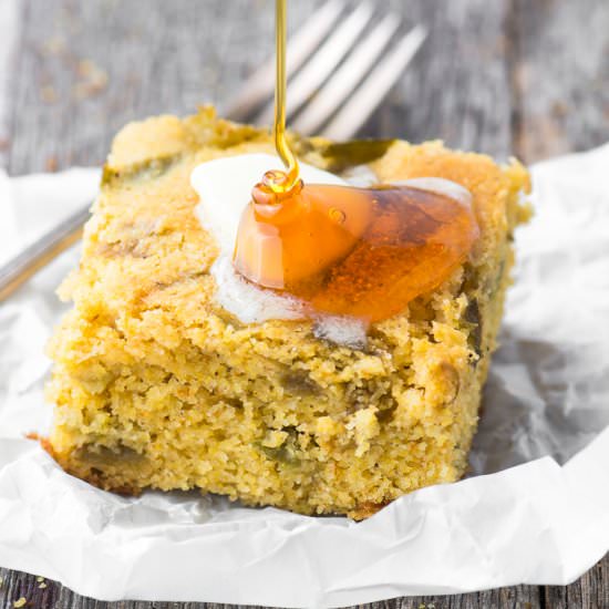 Hatch Green Chile Cornbread