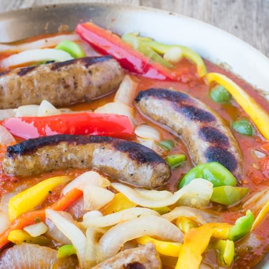 Easy Sausage and Peppers