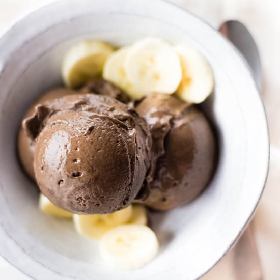 Chocolate Banana Ice Cream