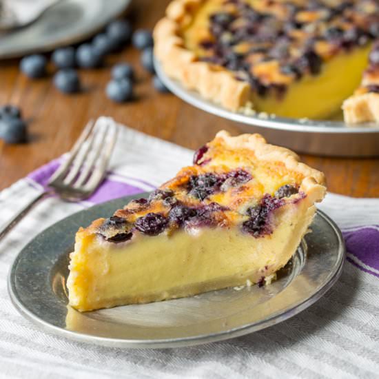 Blueberry Buttermilk Pie