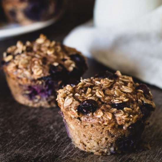 High Protein Blueberry Muffins