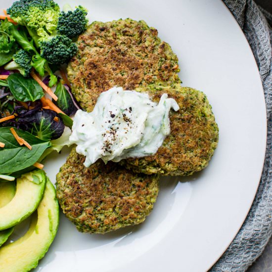 Buckwheat Broccoli Fritters