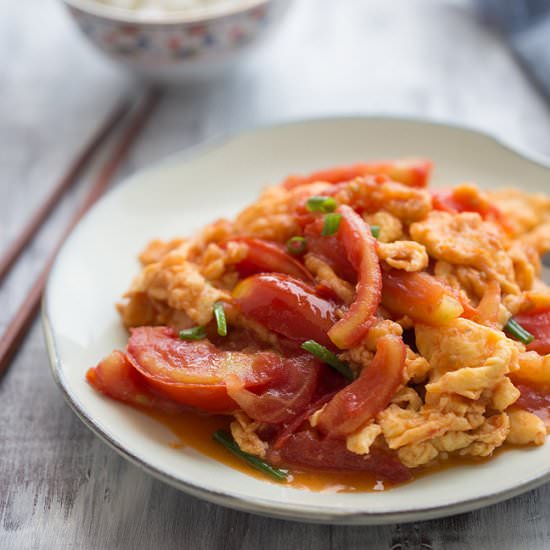 Chinese Tomato and Egg Stir Fry