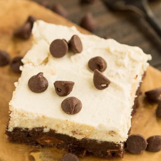 Cookie Dough Frosted Brownies