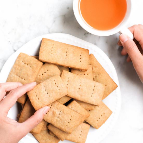 Sorghum Graham Crackers (Vegan, GF)