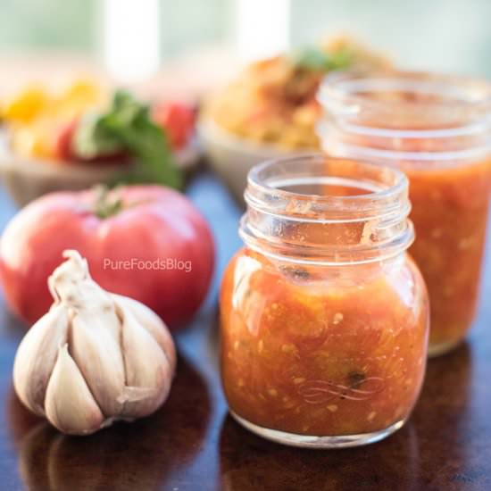 Roasted Heirloom Tomato Sauce