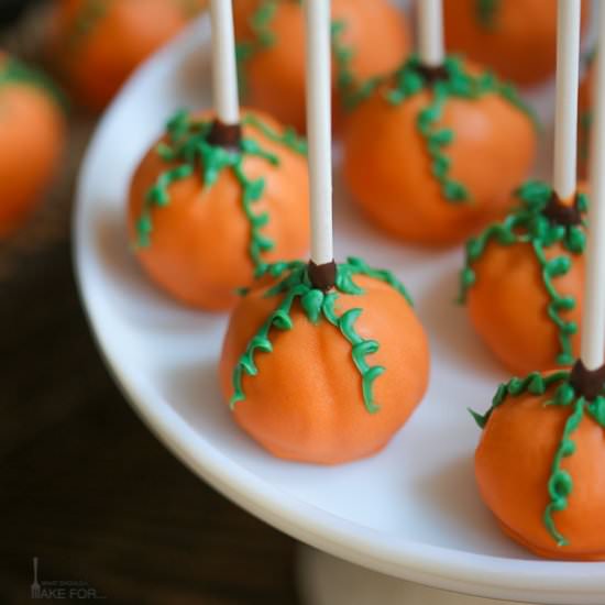 Pumpkin Cake Pops