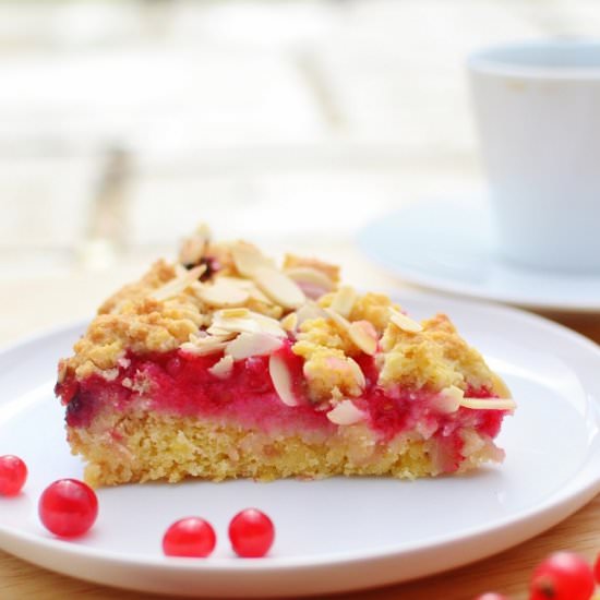 Almond Red Currant Cake