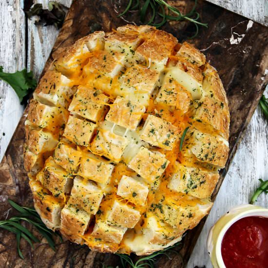 Pull Apart Two Cheese Bread