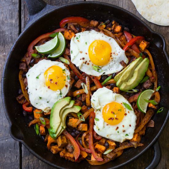 Mexican Black Bean Skillet