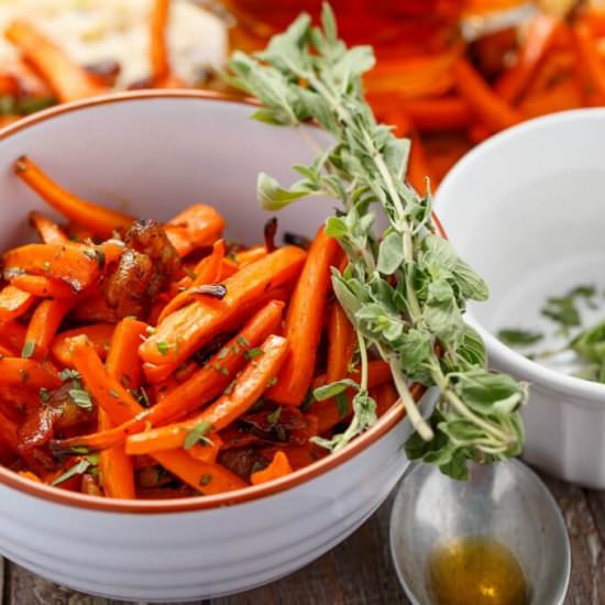 Maple Bacon Carrots