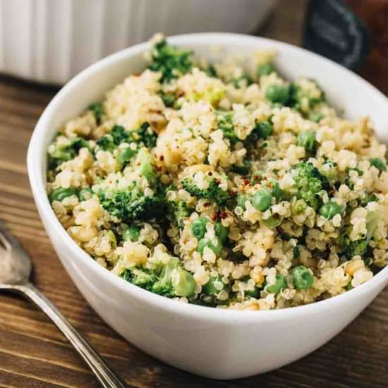 Warm Veggie Quinoa Salad