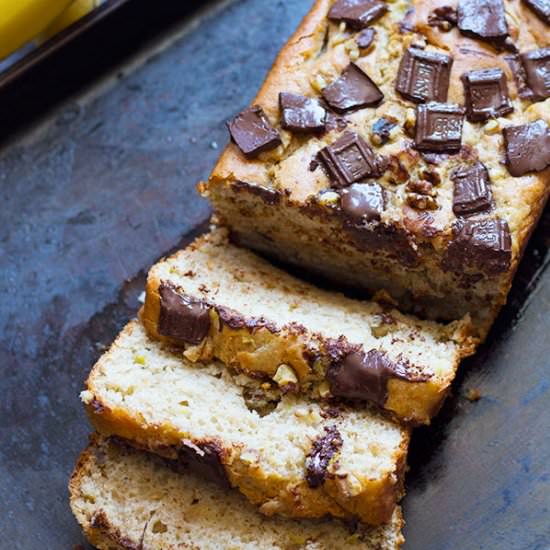Banana Chocolate Chunk Bread