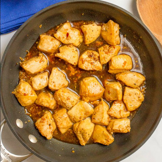15-minute honey garlic chicken