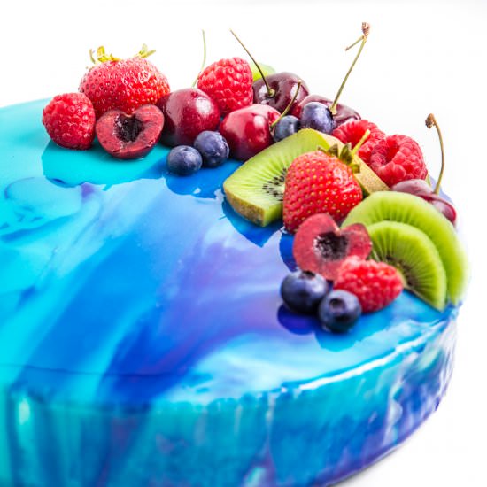 Mirror Glaze Cake Tutorial