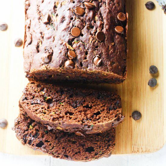 Double Chocolate Zucchini Bread