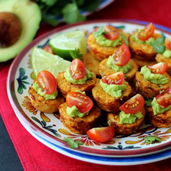 Mexican Cauliflower Mini Muffins