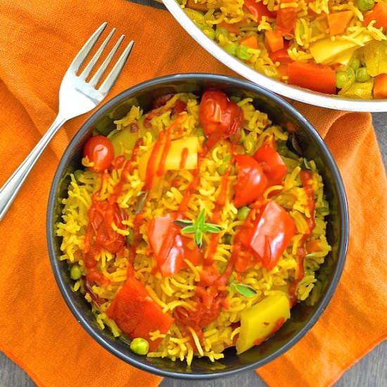 One-Pot Spicy Vegetable Rice