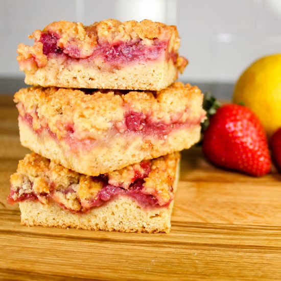 Strawberry Jam Crumb Bars