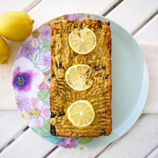 Paleo Lemon Blueberry Banana Bread