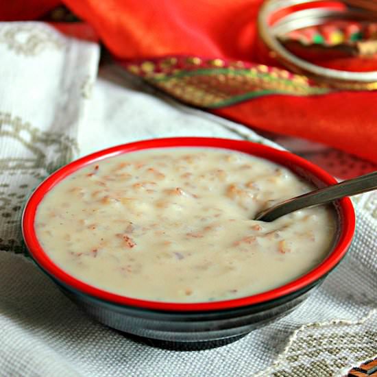 Paal Payasam, Rice Pudding