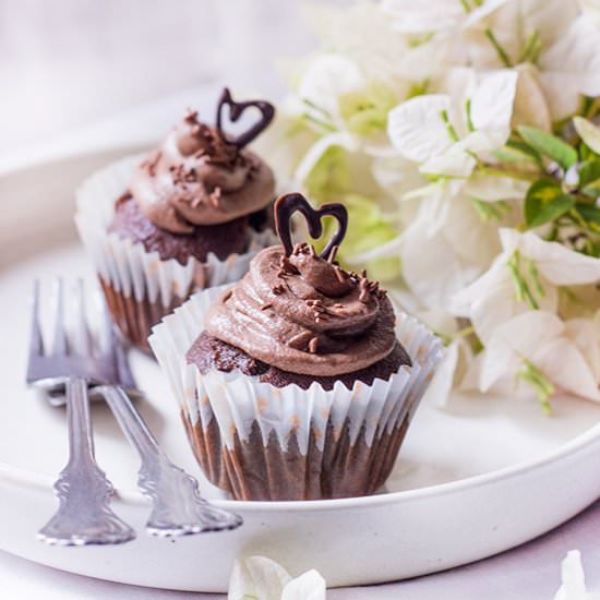 Chocolate Beetroot Cupcakes