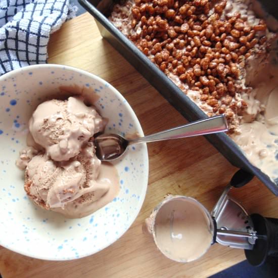 No Churn Coco Pops Ice Cream