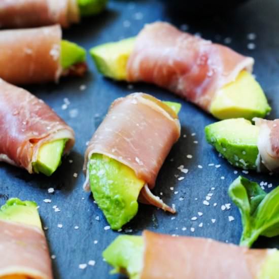 Prosciutto Wrapped Avocado Bites