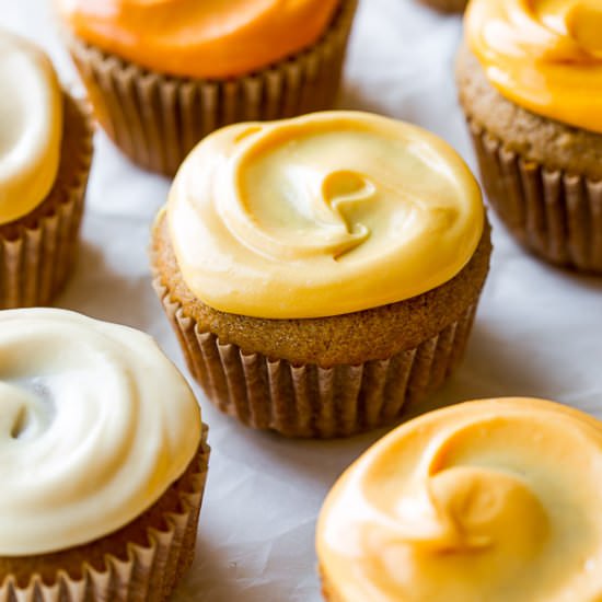 Ombre Spice Cupcakes