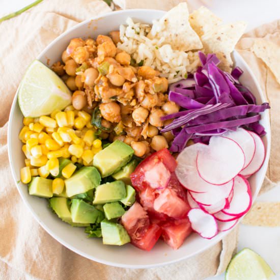 Chickpea Taco Buddha Bowl