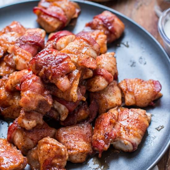 bacon wrapped chicken