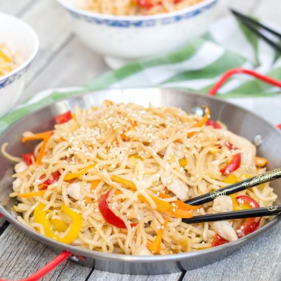 Chicken Yakisoba