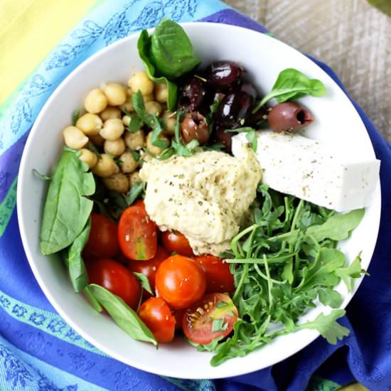 Mediterranean Hummus Bowl