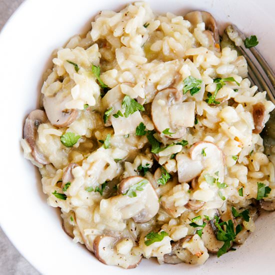 Creamy Mushroom Risotto