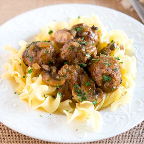 Salisbury Steak Meatballs