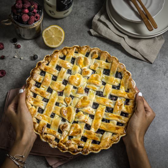 Blackberry pie