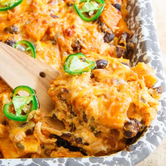 Pumpkin Tortilla Casserole